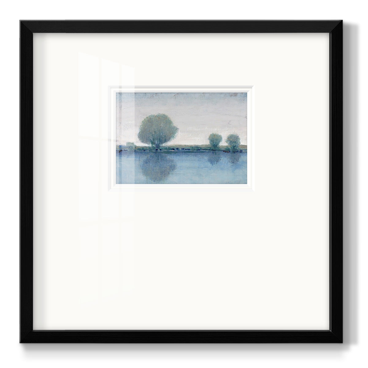 Afternoon Reflection I Premium Framed Print Double Matboard