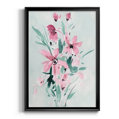 Posy Blooms II - Modern Framed Canvas Print