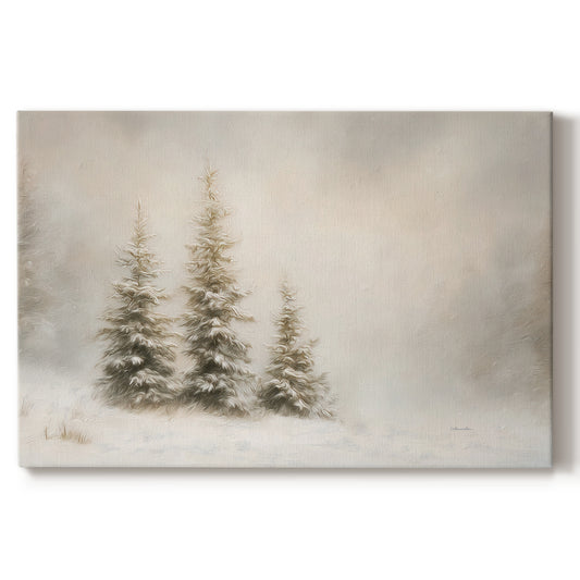 Yule of Tinsel-Gold Serenade - Canvas Art Print