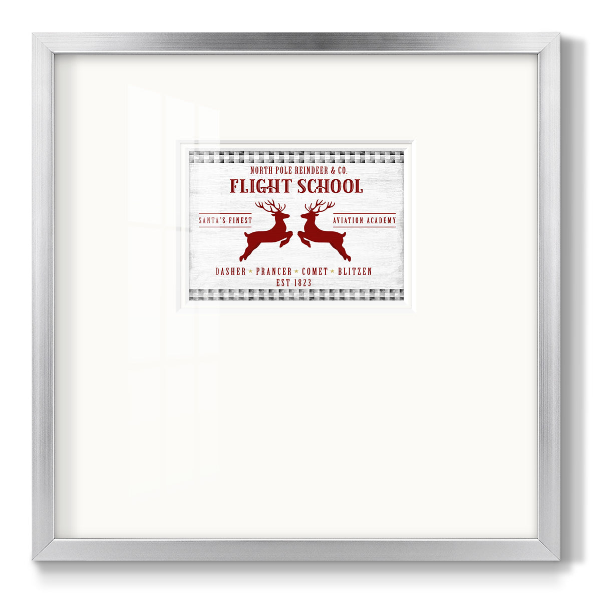Flight School - Double Matboard Framed Print