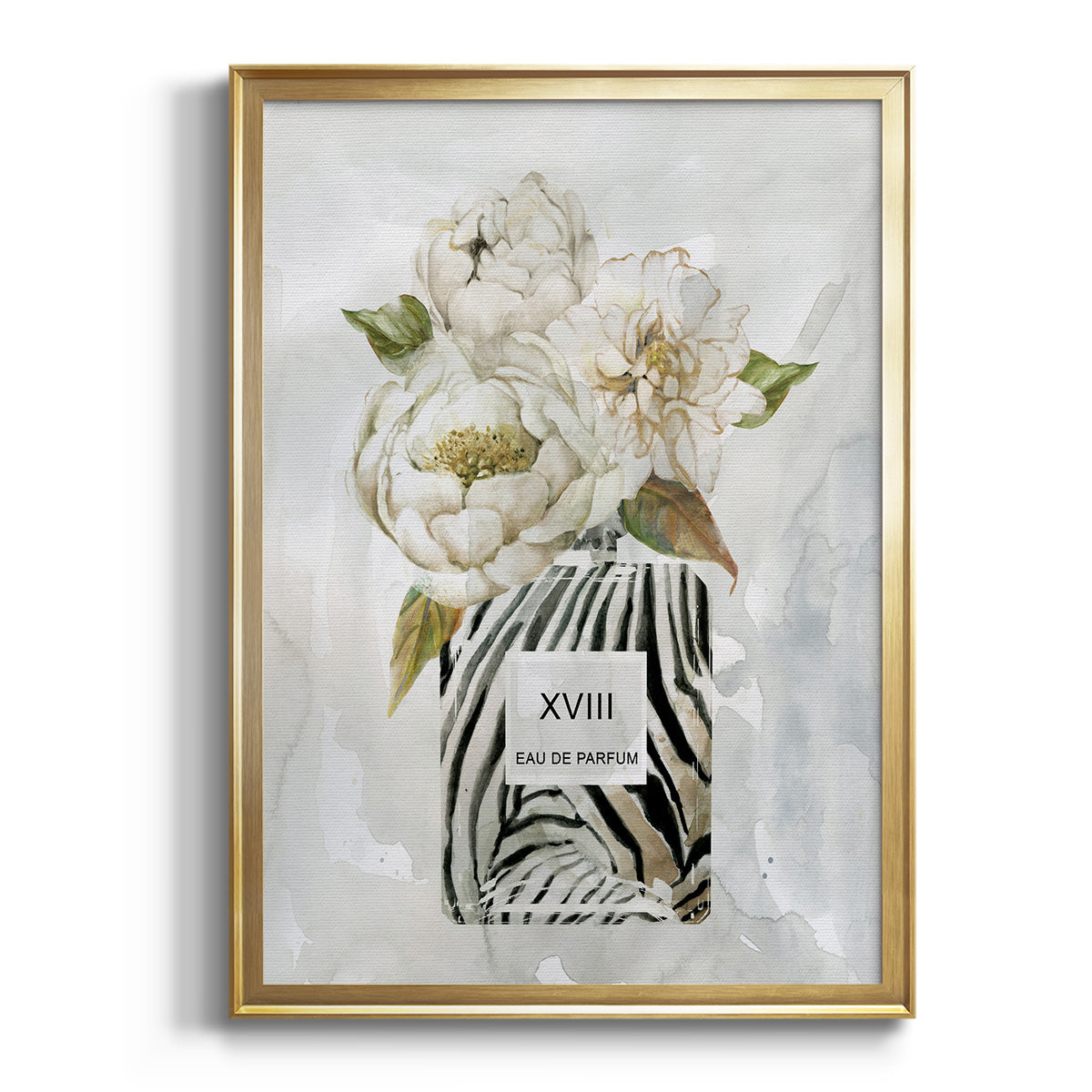 Feminine Wilds II - Modern Framed Canvas Print