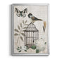 Vintage Menagerie II - Modern Framed Canvas Print