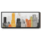 Element City - Floater Framed Canvas Print