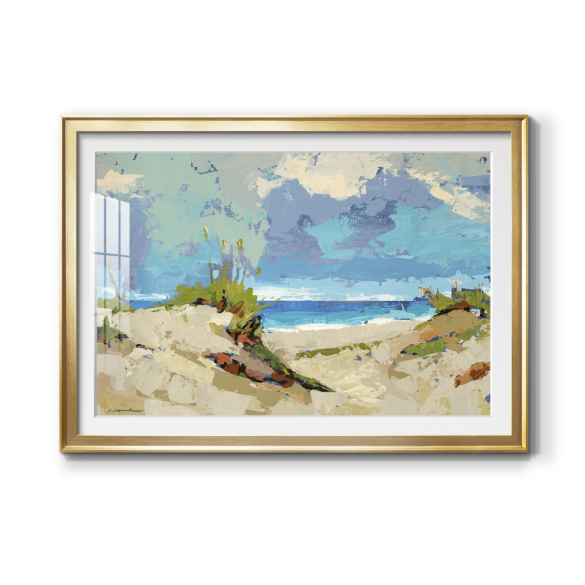 Dunes II Premium Framed Print - Ready to Hang