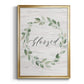 Blessed Wreath - Modern Framed Canvas Print