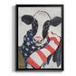 American Cow I - Modern Framed Canvas Print