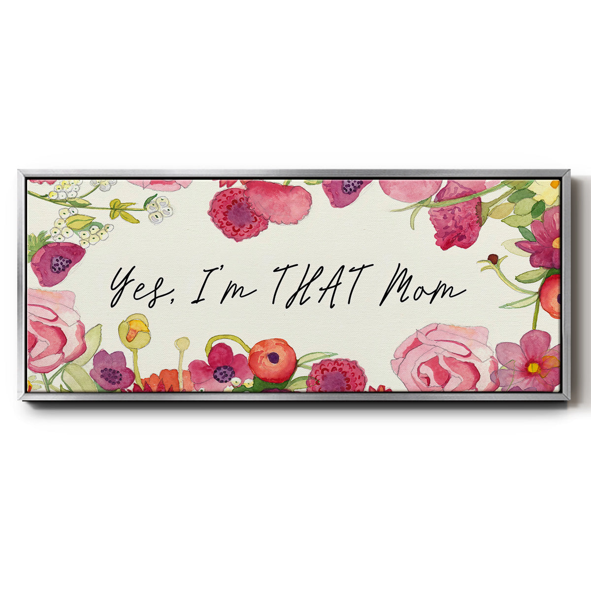 You Da Mom Collection D - Floater Framed Canvas Print