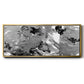 Rich Marble - Floater Framed Canvas Print