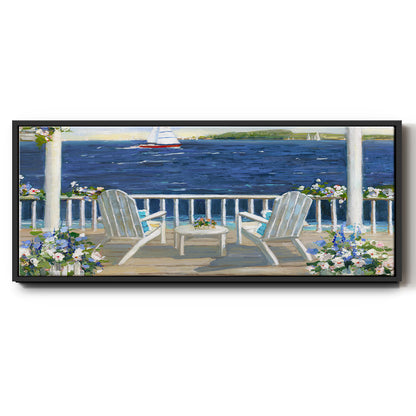 Summer Sail - Floater Framed Canvas Print