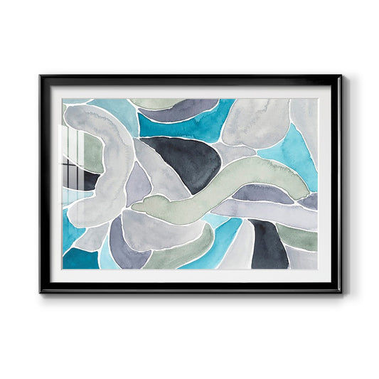 Subtle Billows II - Modern Framed Art Print