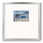 Santorini Saturday - Double Matboard Framed Print