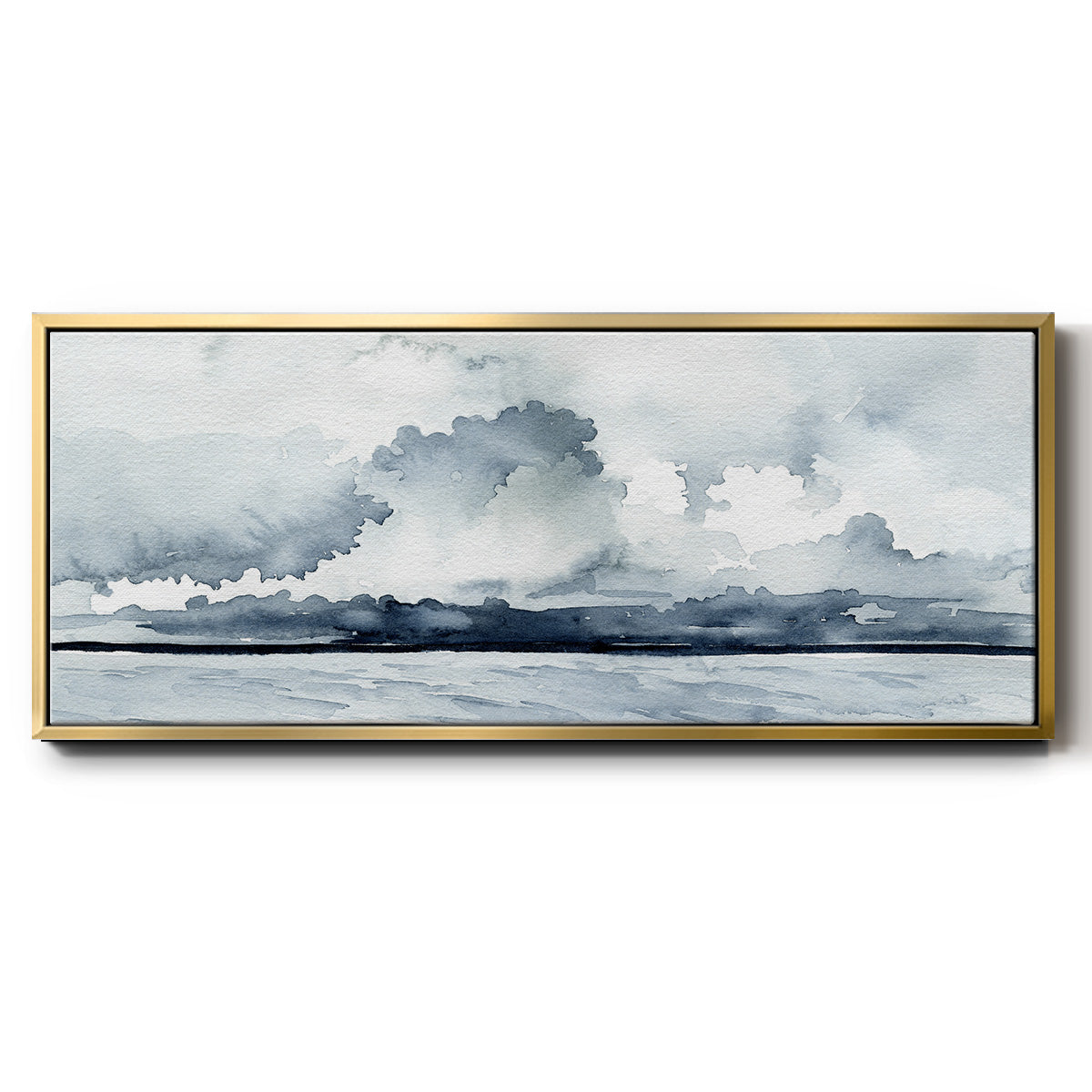 Passing Rain Storm I - Floater Framed Canvas Print