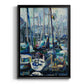 Edmonds Marina - Modern Framed Canvas Print