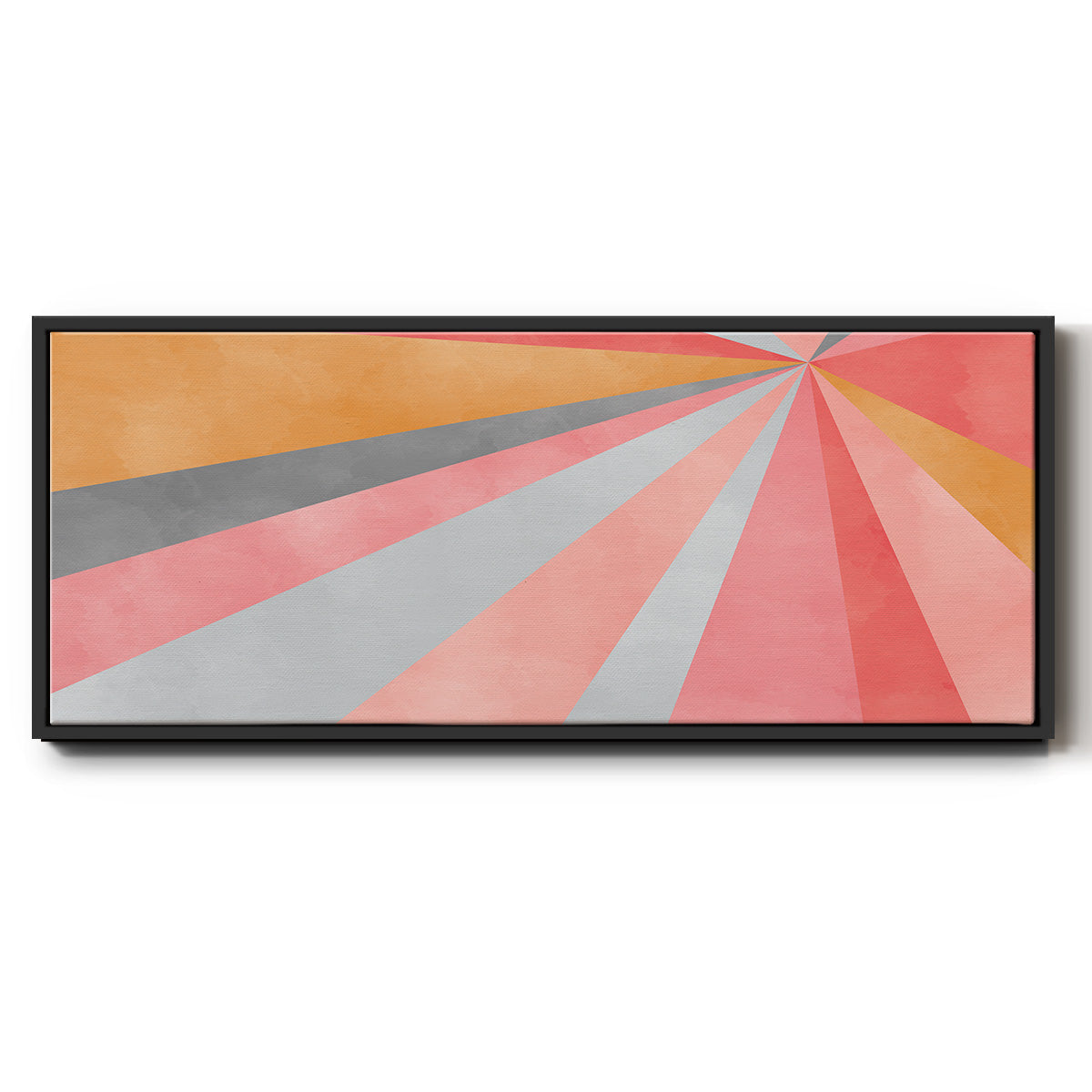 Geometric - Floater Framed Canvas Print