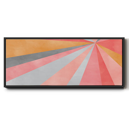 Geometric - Floater Framed Canvas Print