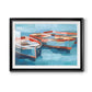 Primary Boats II Premium Framed Print - Ready to Hang