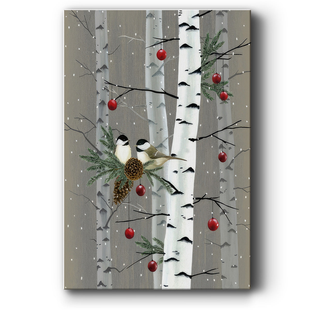 Birch Birds II - Gallery Wrapped Canvas