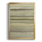 Lines in Neutral II - Modern Framed Canvas Print