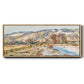 Winter at Giverny, 1886 - Floater Framed Canvas Print