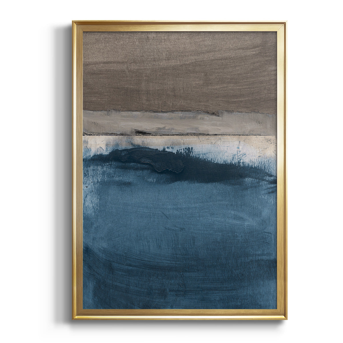 Midnight Sky - Modern Framed Canvas Print