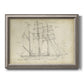 Sailboat Blueprint I Premium Framed Canvas- Ready to Hang