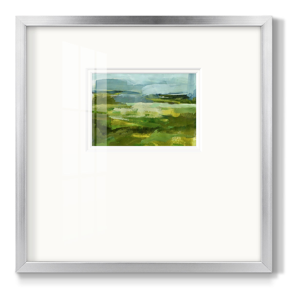 Emerald View I Premium Framed Print Double Matboard