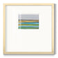 Parallel Striae I - Double Matboard Framed Print