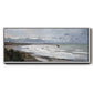 The Beach at Saint Adresse, 1876 - Floater Framed Canvas Print