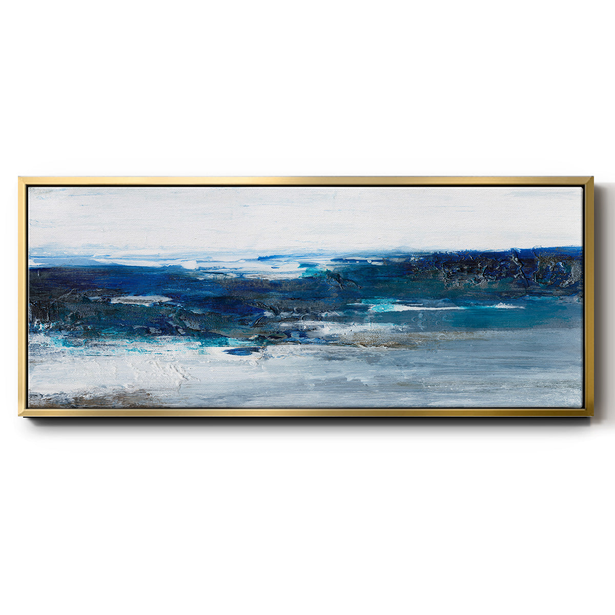 Mysterious Sea II - Floater Framed Canvas Print