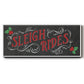 Sleigh Rides - Floater Framed Canvas Print
