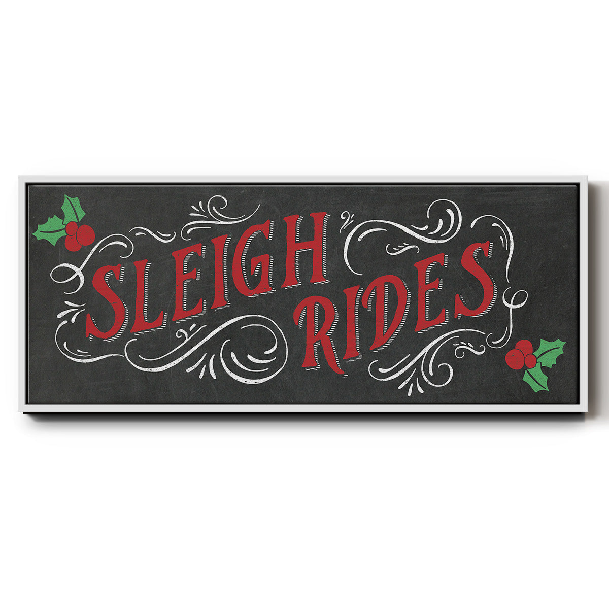 Sleigh Rides - Floater Framed Canvas Print