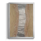 Silver Lake II - Modern Framed Canvas Print