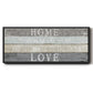 Home Love - Floater Framed Canvas Print