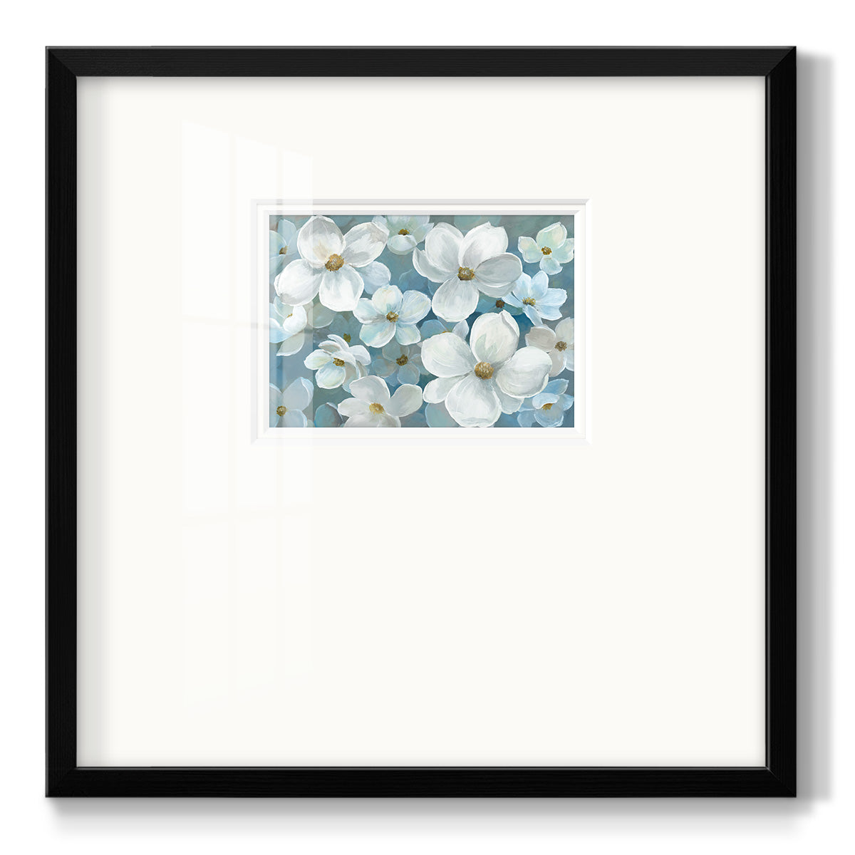 White Expression - Double Matboard Framed Print