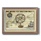 Nautical Map I Premium Framed Canvas- Ready to Hang