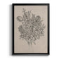 Floral Bouquet II - Modern Framed Canvas Print