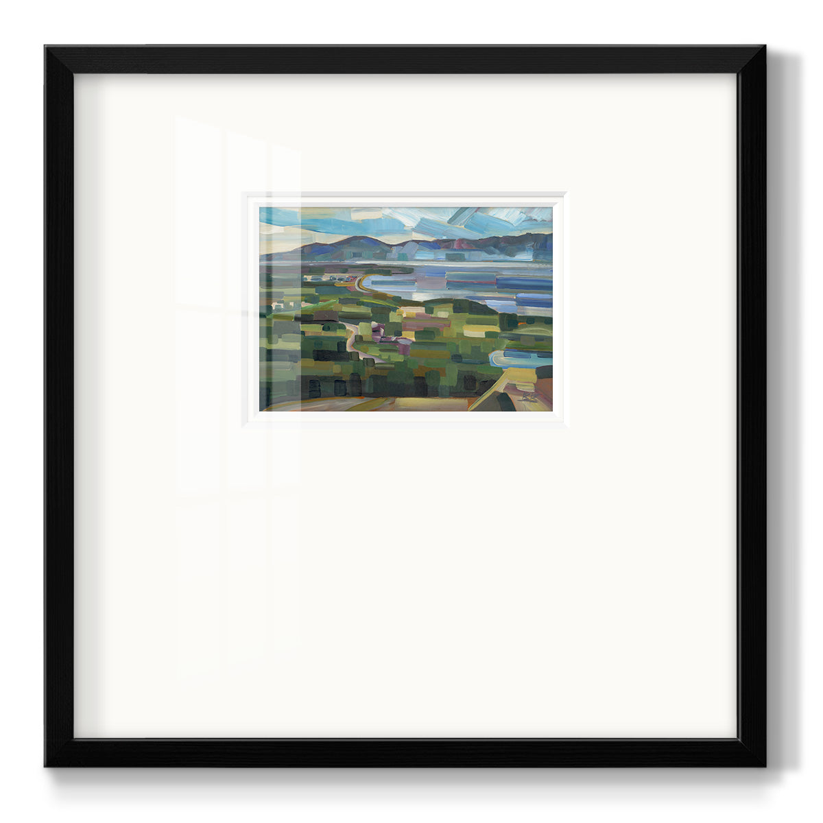 View From Goose Park - Double Matboard Framed Print