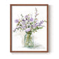Purple Passion I - Restickable Framed Art Print