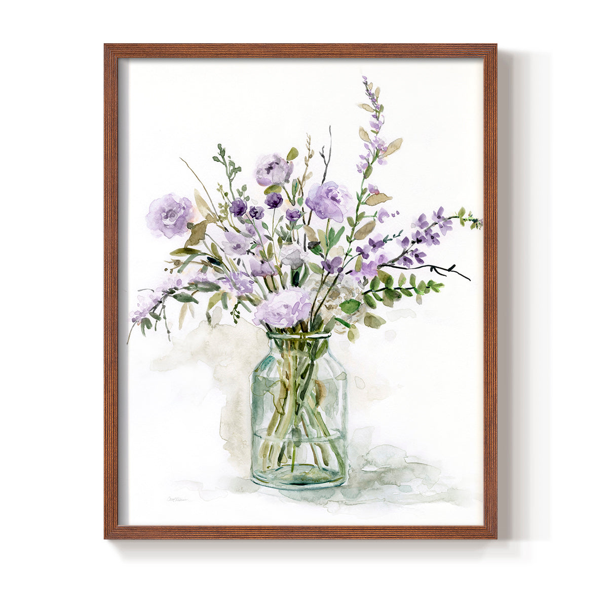 Purple Passion I - Restickable Framed Art Print