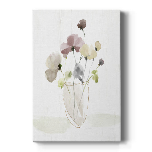 Choose Happy Bouquet I - Canvas Art Print