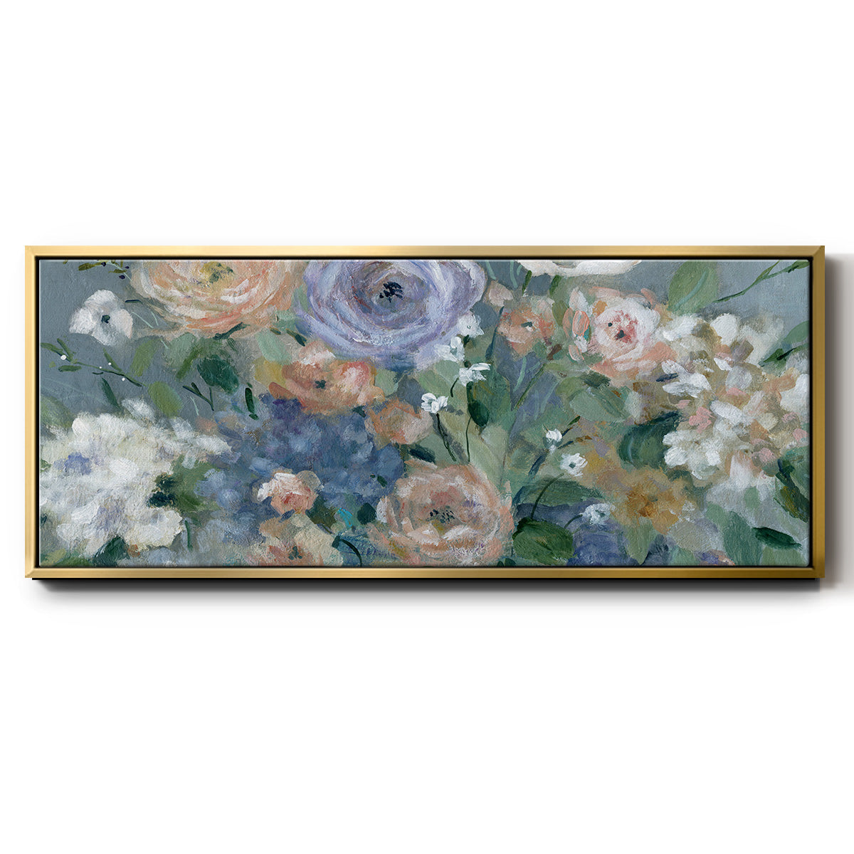 Garden Harmony - Floater Framed Canvas Print