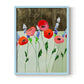 Poppy Party - Restickable Framed Art Print