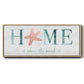 Home Beach - Floater Framed Canvas Print