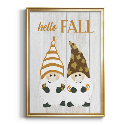 Harvest Gnomes - Modern Framed Canvas Print