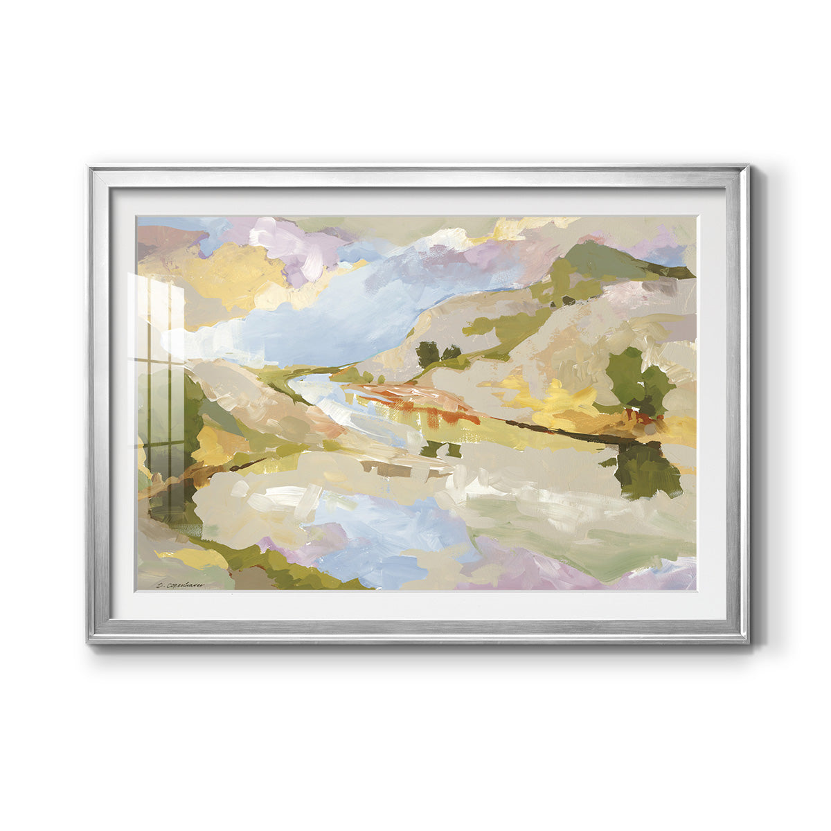 Uplands II Premium Framed Print - Ready to Hang