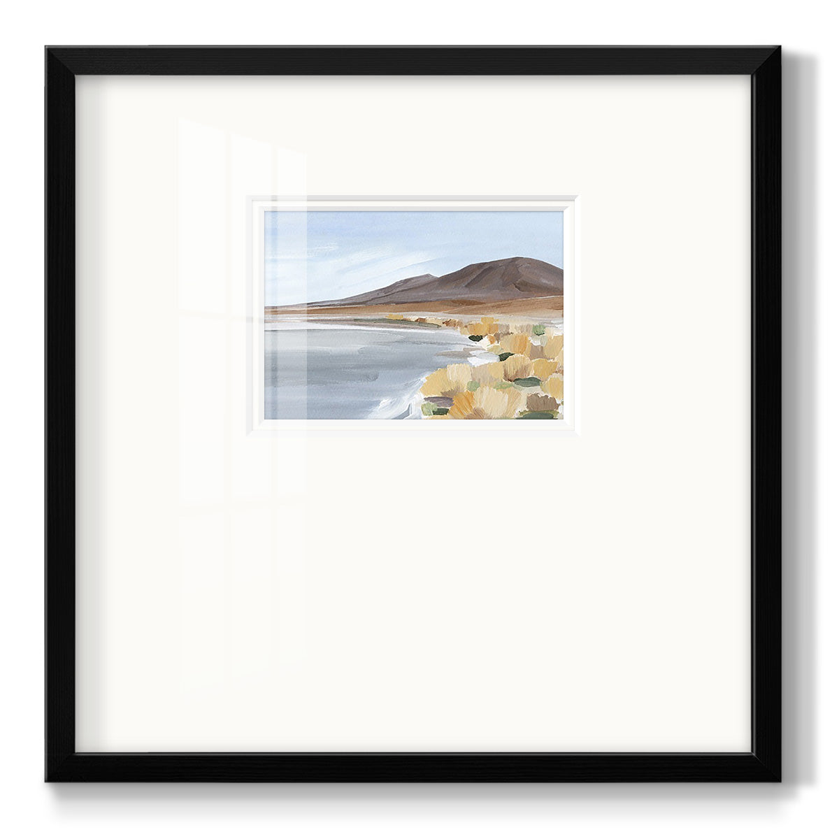 Desert Oasis Study I - Double Matboard Framed Print
