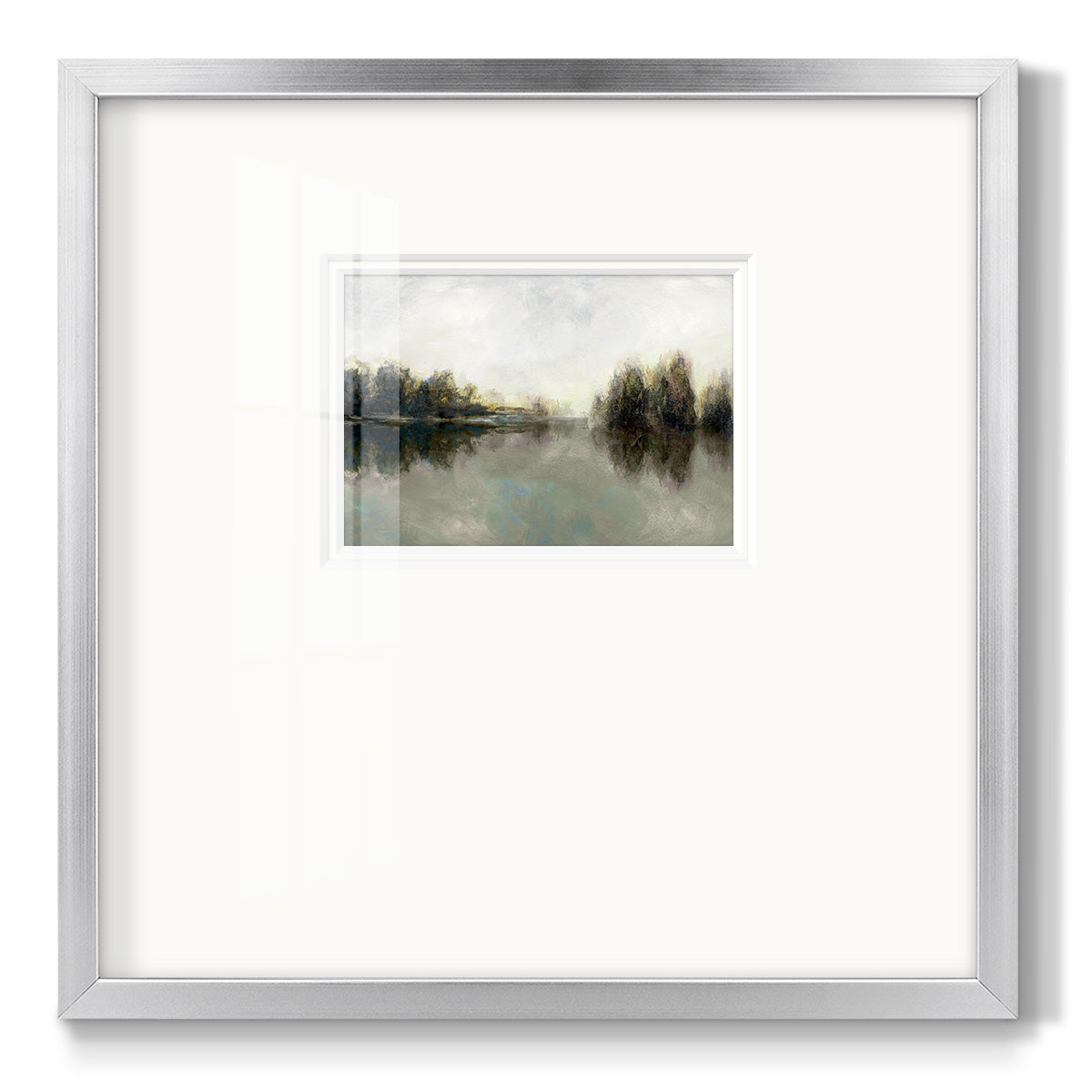 Rainy Sunset Premium Framed Print Double Matboard