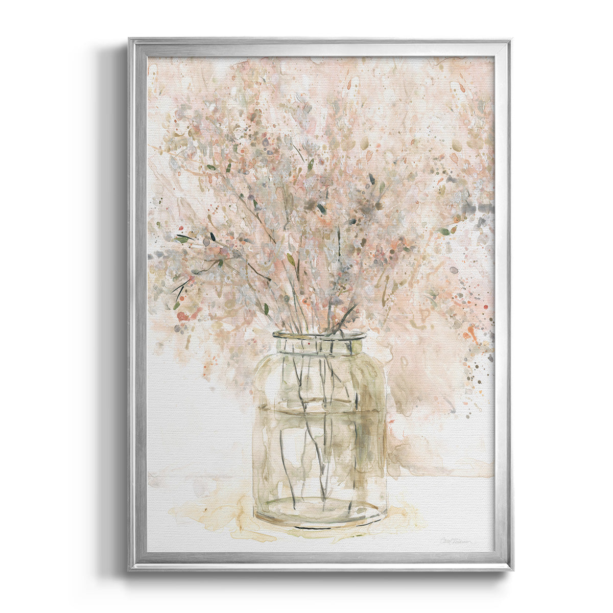 Delicate Arrangement II - Modern Framed Canvas Print