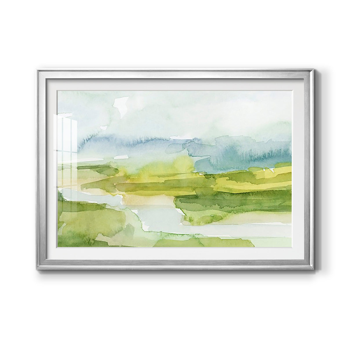 Watery Lowlands I Premium Framed Print - Ready to Hang