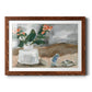 Vase of Pink Flowers III - Barnwood Framed Art Print
